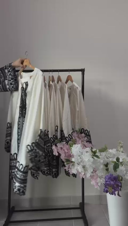 Dove 2 Piece Embroidered dress